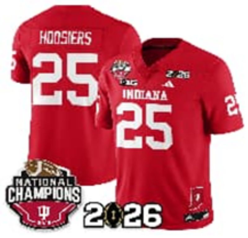 Men Ohio State Buckeyes #25 Hoosiers Red 3th generations Nike Limited NCAA Jersey 07->ncaa teams->NCAA Jersey